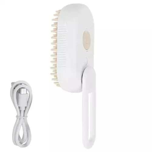 Brosse Vapeur 3-en-1 pour Chien et Chat -Anti-Poils , Nettoyage Profonde et Massage Relaxant